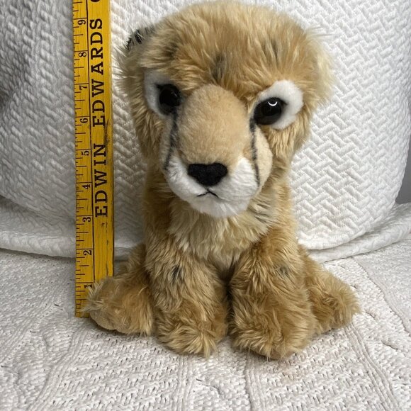 Baby Big Cat Spotted Cub Plush Stuffed Animal Beanbag Rump 9" Cheetah Leopard - Picture 1 of 7
